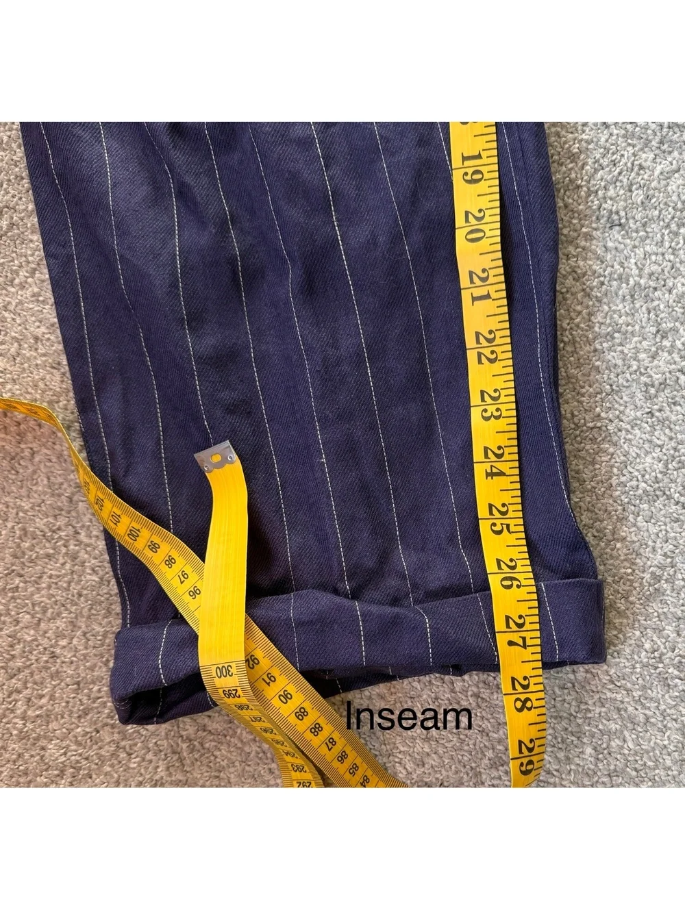 Paul Smith Pinstripe Sz 32 Made in England Luxury Designer